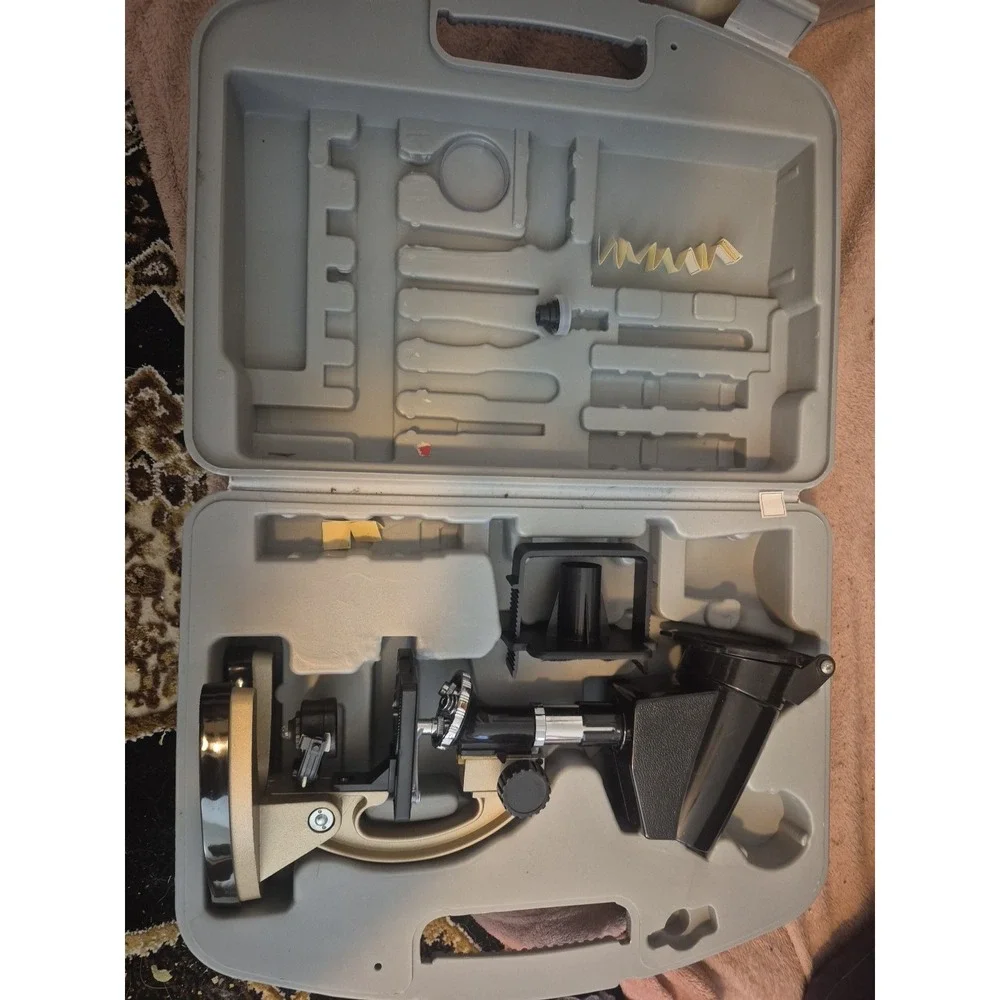 Student Microscope Kit w/ Case Science‎ Lab Tool Set Untested